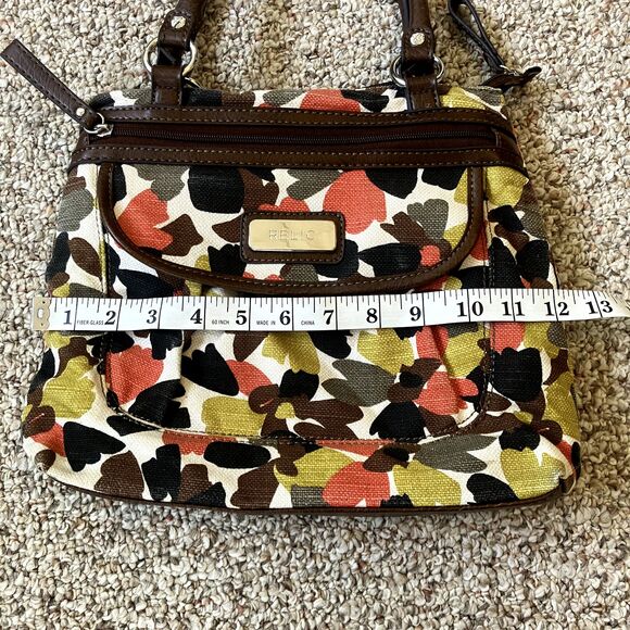 Relic Brand Collection Handbag Vintage Style Canvas Floral Camouflage Tote Purse - Picture 10 of 11
